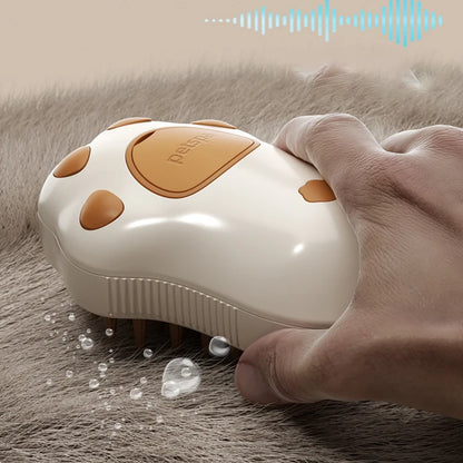 3-in-1 Steamy Pet Grooming Brush