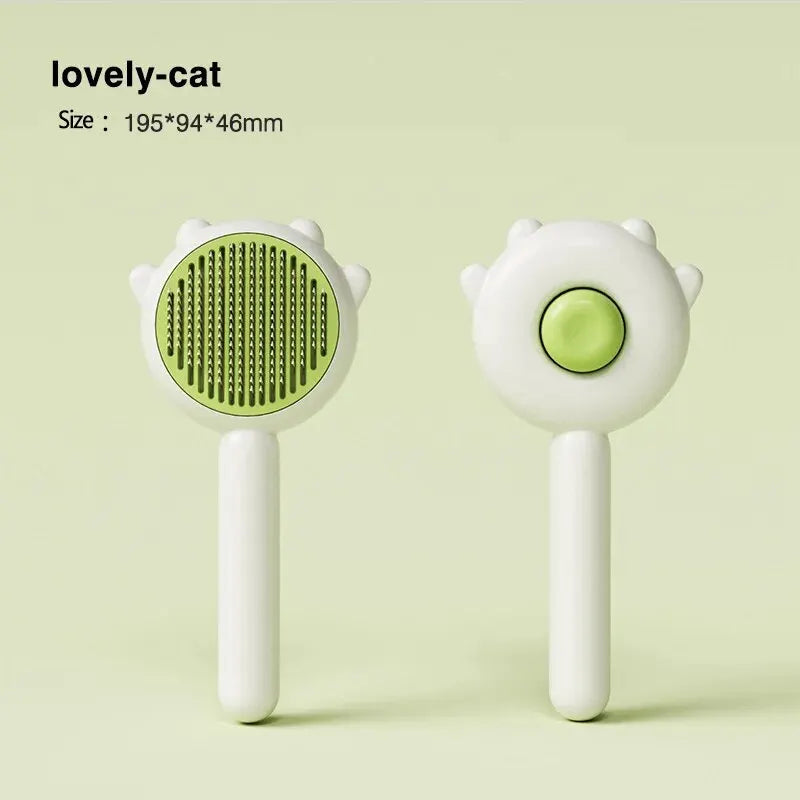 One-Key Hair Removal Pet Comb