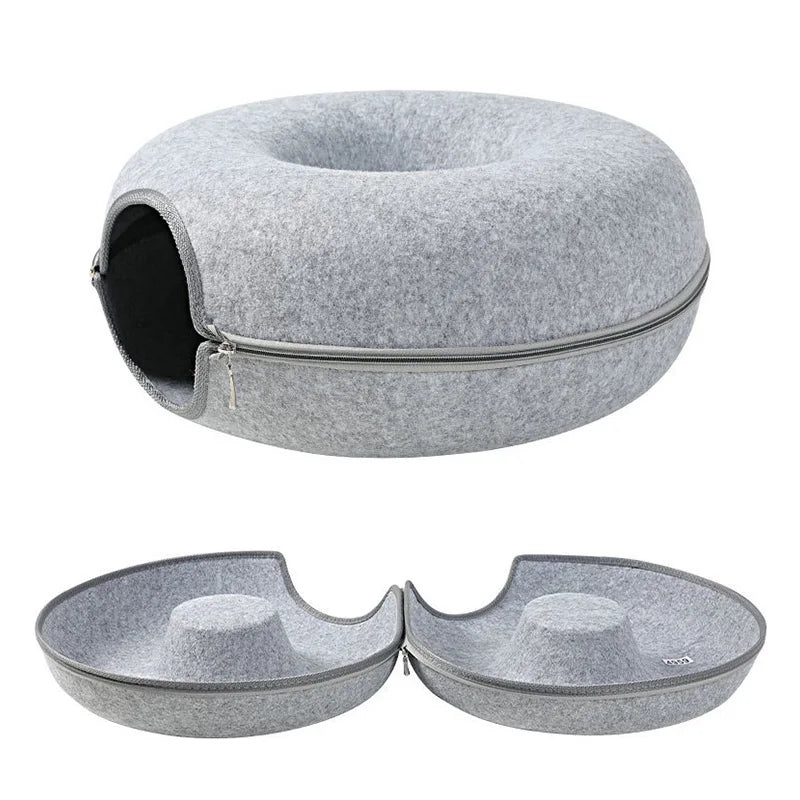 Donut Cat Bed & Tunnel