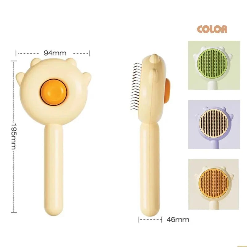 One-Key Hair Removal Pet Comb