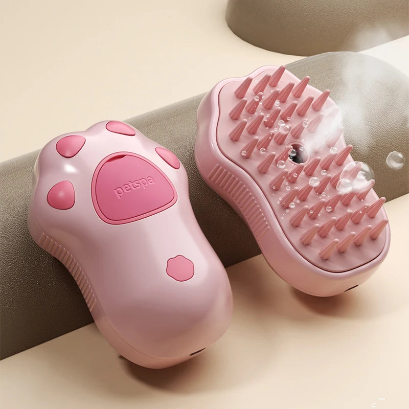3-in-1 Steamy Pet Grooming Brush