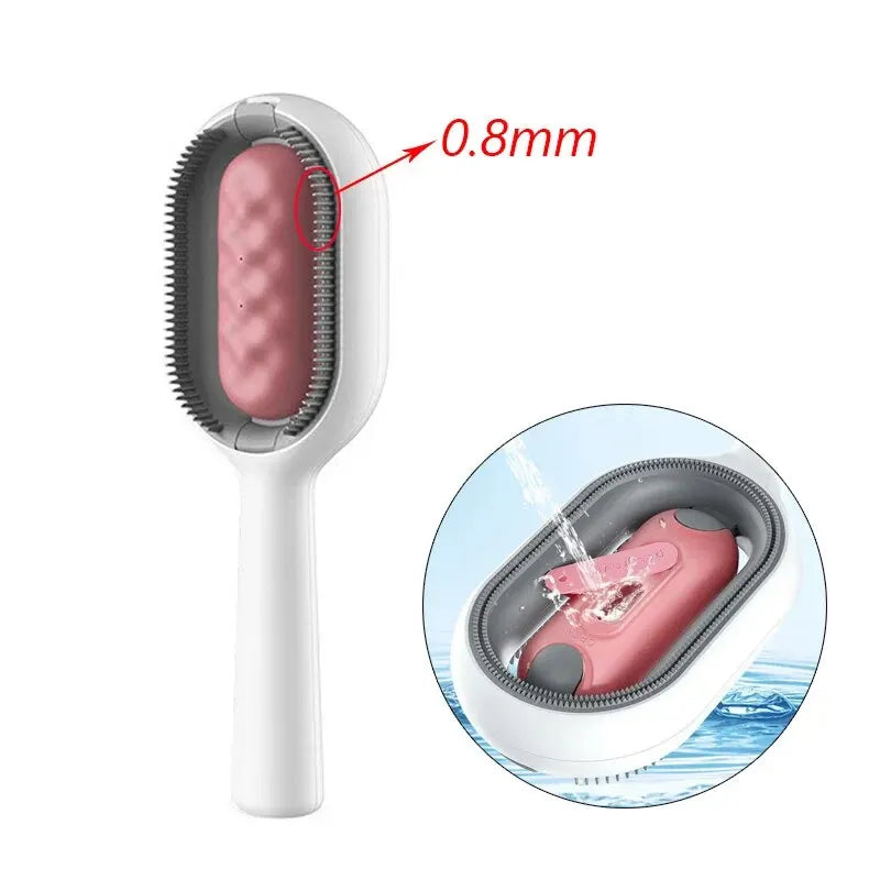 Grooming Brush with Water Tank