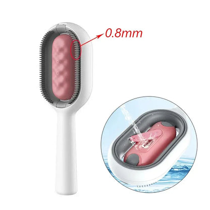 Grooming Brush with Water Tank