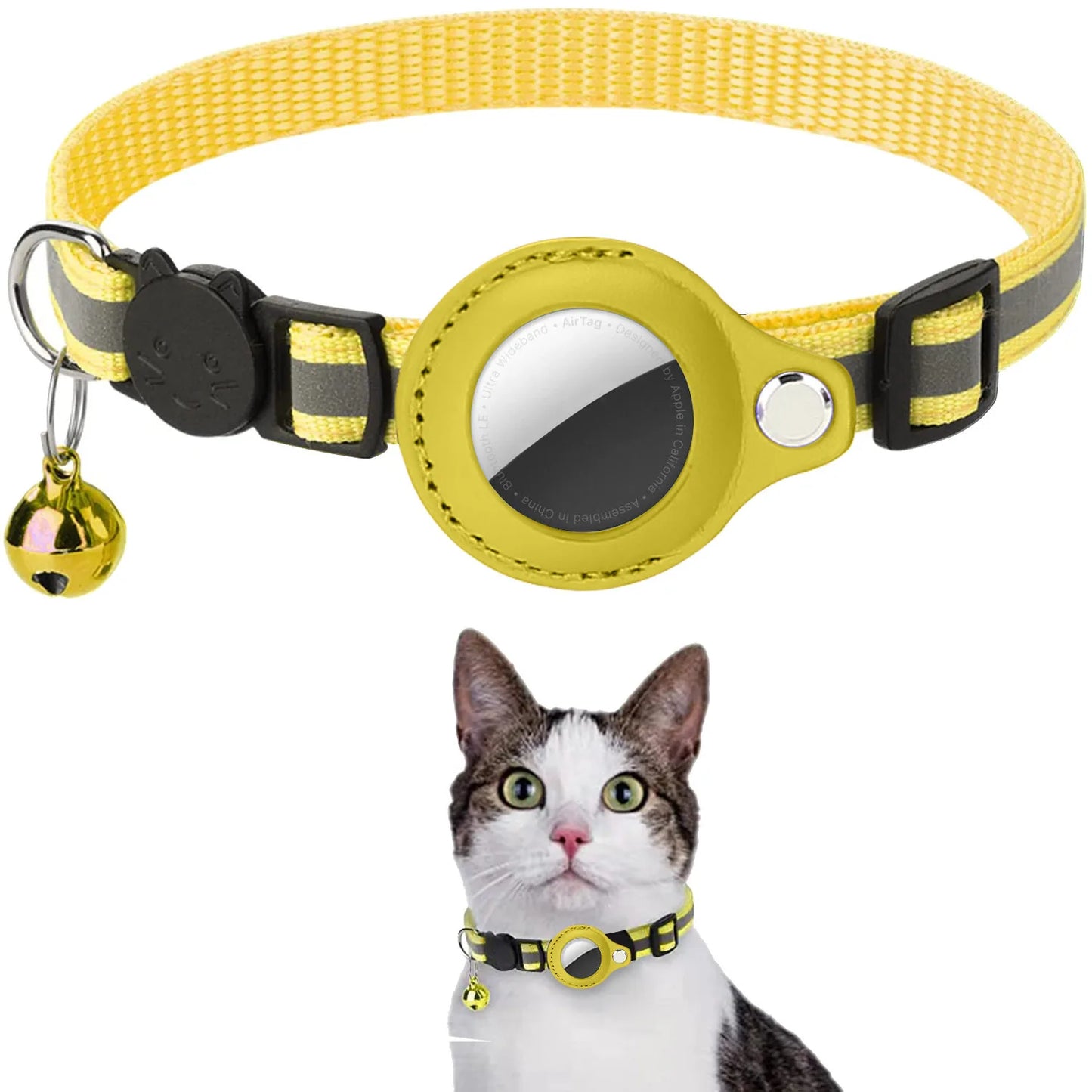 Pet GPS Collar with Airtag Holder