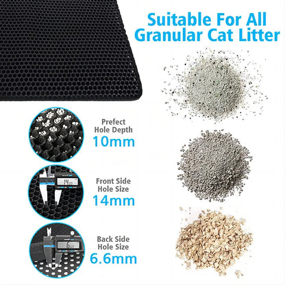Waterproof Double-Layer Pet Litter Mat