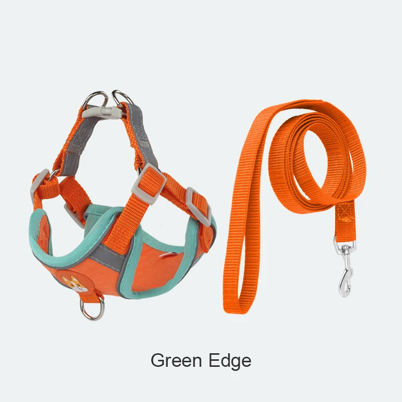 Pet Suede Chest Harness Vest
