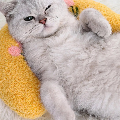 Ultra Soft Fluffy Cat Pillow