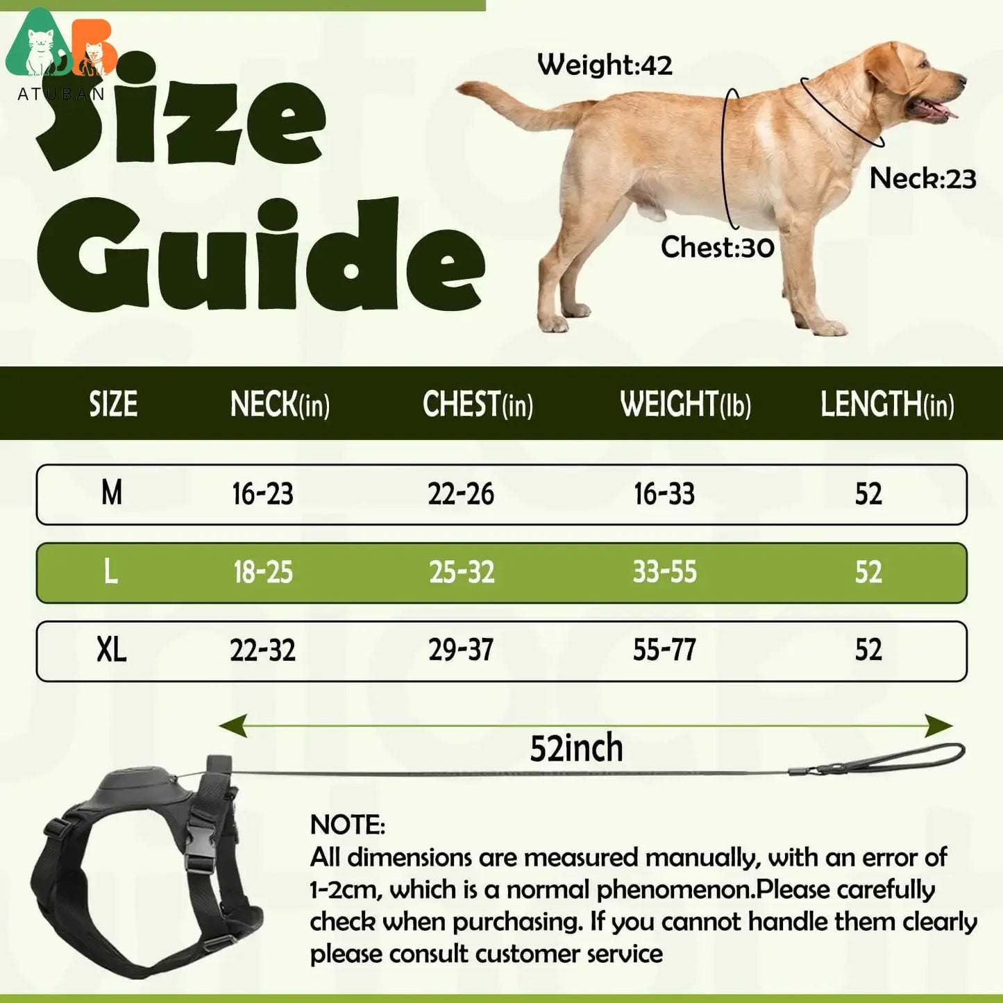 2-in-1 No-Pull Dog Harness
