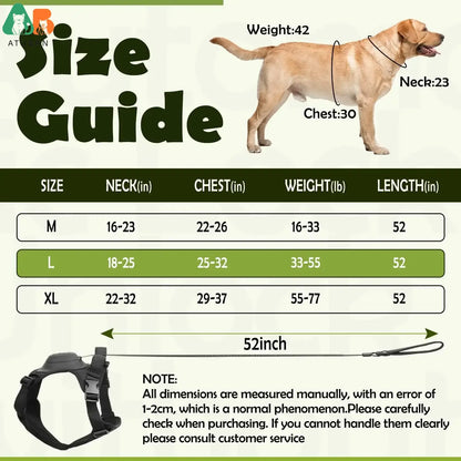 2-in-1 No-Pull Dog Harness