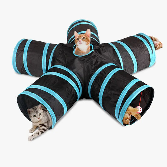 Foldable Cat Tunnel Toy